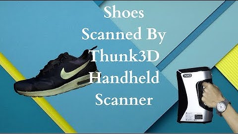 Shoes Scanned by Thunk3D Archer S Handheld 3D Scanner