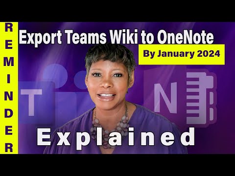 What They Didn't Tell You About Export Teams Wiki to OneNote