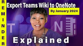 What They Didn't Tell You About Export Teams Wiki to OneNote