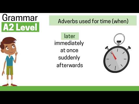 A2 Adverbs: Time, Place, Frequency