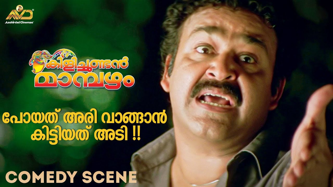പോയത് അരി വാങ്ങാൻ കിട്ടിയത് അടി  | Kilichundan Mambazham Movie Scene | Mohanlal | Sreenivasan