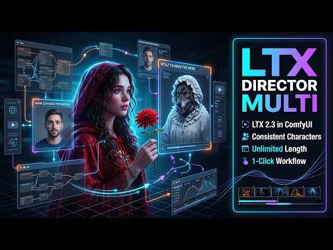 How To Create Long AI Movies with LTX Director Multi in ComfyUI