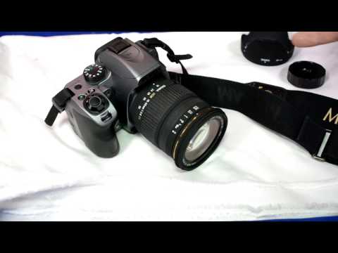 Sigma 18-50mm f/2.8 zoom lens review Pentax K-70 - YouTube 
