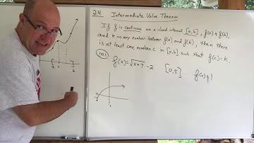 Calculus 1, Ch2.4, Intermediate Value Theorem