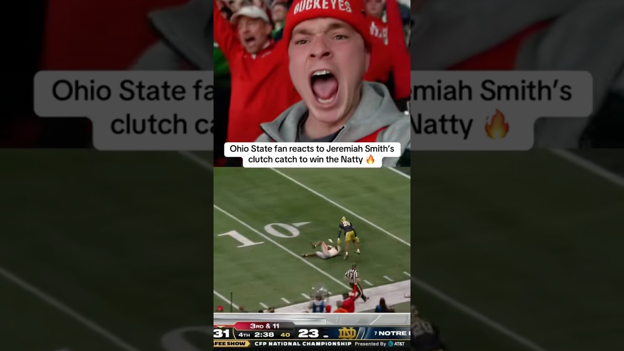 OSU fan reacts to winning the National Championship 