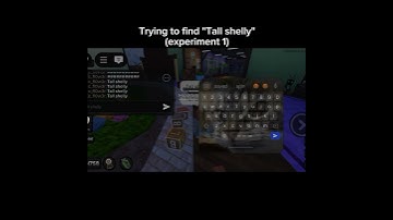 Finding Tall shelly (experiment 1) #dandysworld