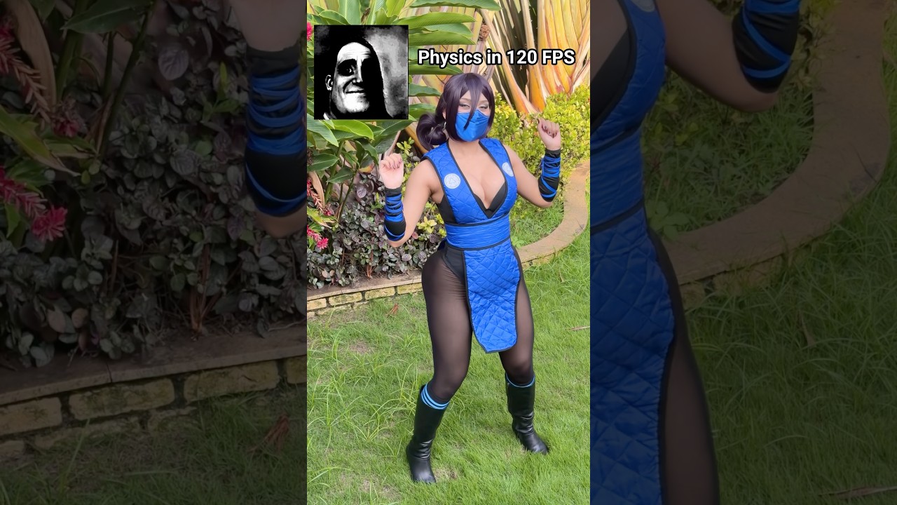 Sub-Zero in 30 fps or 120 fps? 😜 #anime #cosplay #youtubeshorts