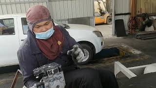 ebs axle modulator Mercedes-Benz actros 2040 replace