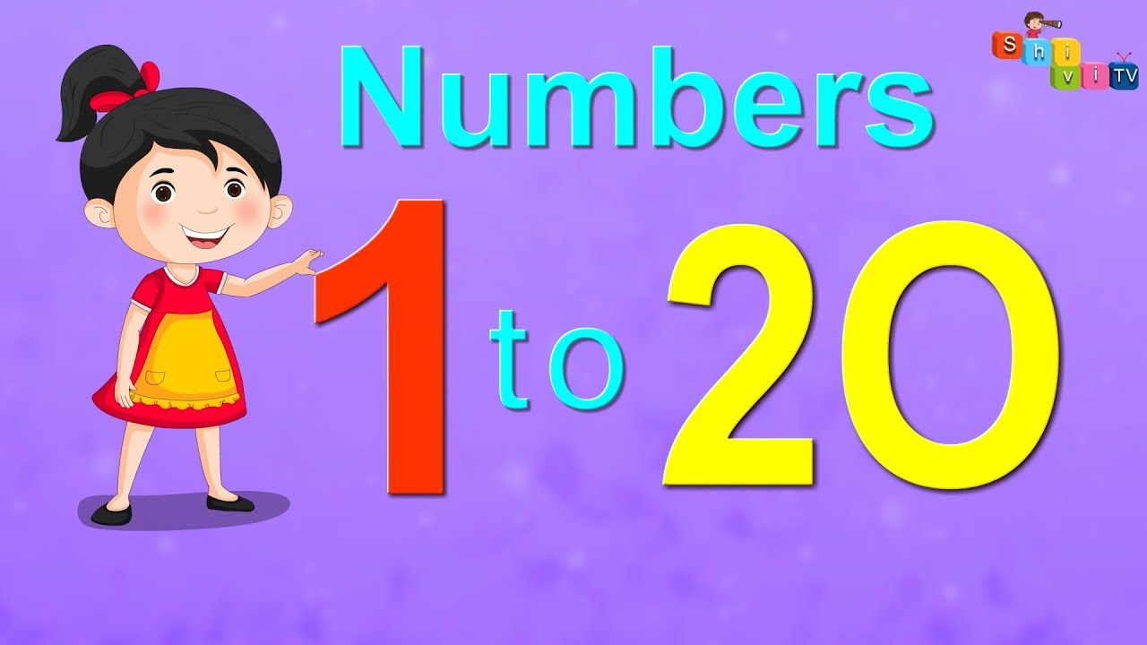 Numbers 1 20 How To Learn And Write Numbers For Kids Spelling Of 