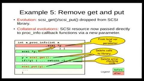 Coccinelle: A program matching and transformation tool