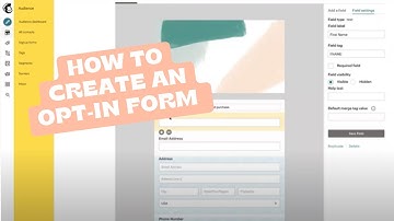 How to Create An Opt-In Form in Mailchimp