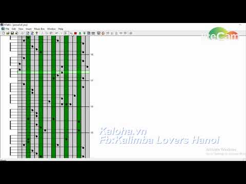 Hướng dẫn Kalimba - Tabs Proud of you ( Fiona Fung )