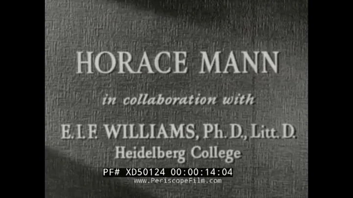 " HORACE MANN "  AMERICAN EDUCATOR & EDUCATIONAL R...
