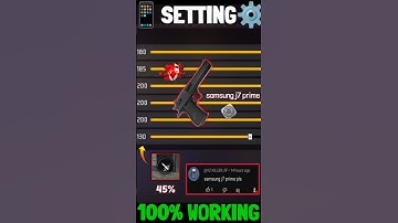 New Settings ⚙️| Samsung J7 Prime 📲 Sensi + Dpi || 2024 Free Fire ⚡ Highlights