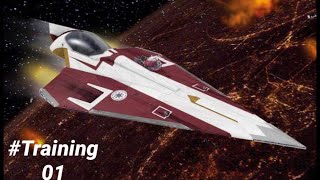 Star Wars Jedi Starfighter Training - Mission 1 (Basic Flight)