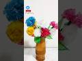 DIY Polythene Flowers 💐/ DIY Flowers using Plastic bag #shorts #diy #diyflowers