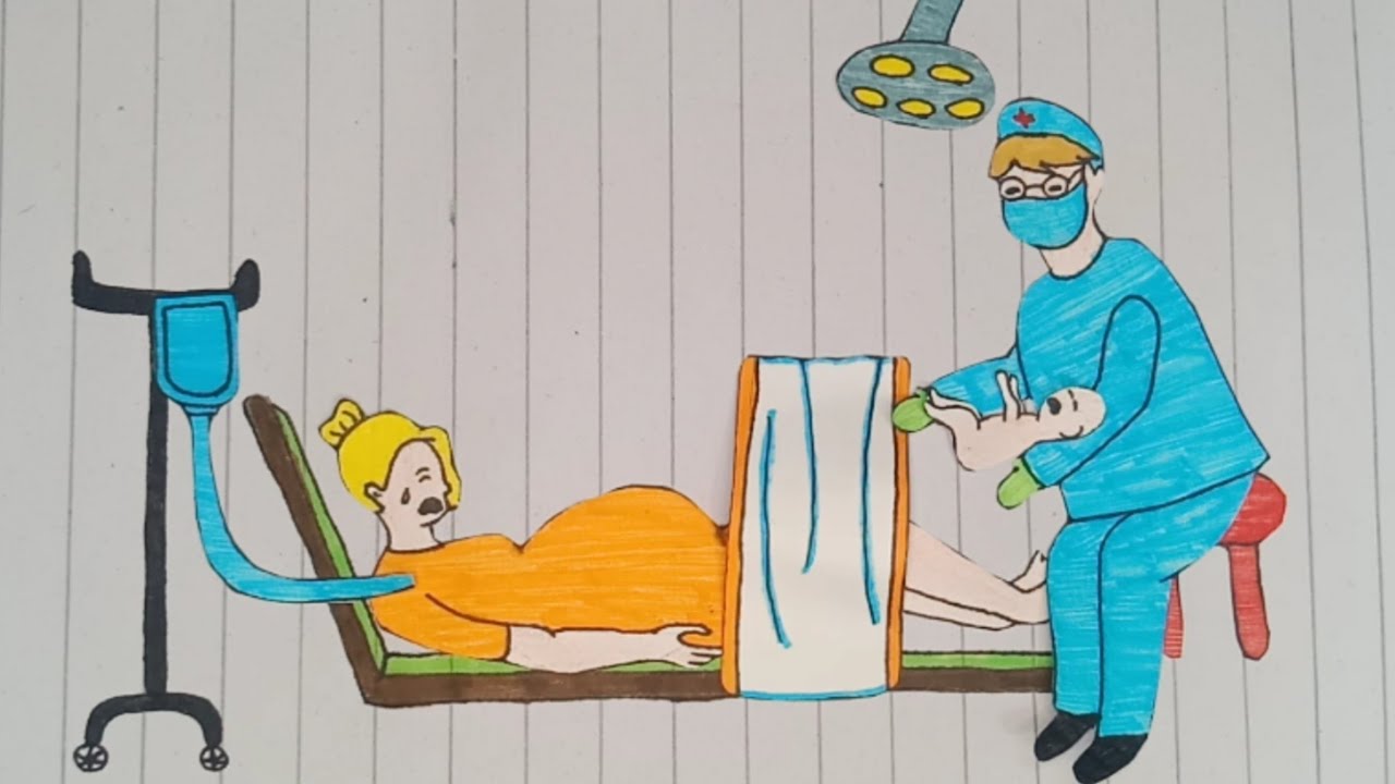 Paper Story 👫 Pregnant Woman And Emergency giving Birth / Sleepy Papers