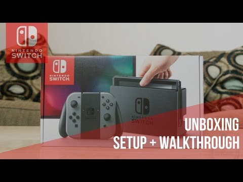 Nintendo Switch 개봉기, 설정 및 연습