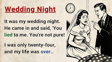 Learn English through Stories Level 3 ⭐ The Wedding Night - Emotional English Story for Listening