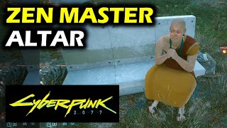 Zen Master Altar: How To Use & What To Do With It | Meetings Along The Edge | Cyberpunk 2077