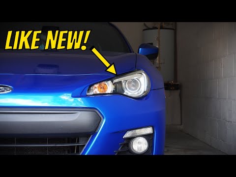 Restoring My 10 Year Old BRZ Headlights 
