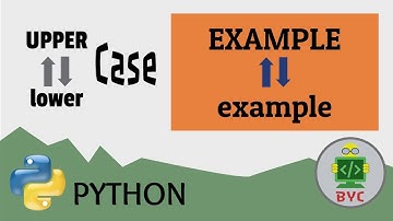 Python String to Lowercase  & Uppercase