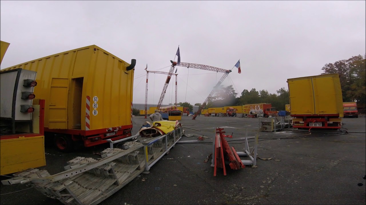 L'arriver et le montage de Pinder