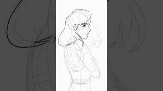 Drawing A Character Wearing Camouflage! #shorts #characterdesign #digitalart #foryou