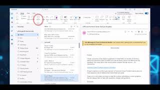 Report Phishing Button in Outlook