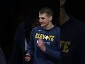 🃏Nikola Jokic receives his MVP trophy 🏆 in front of Nuggets fans #Shorts