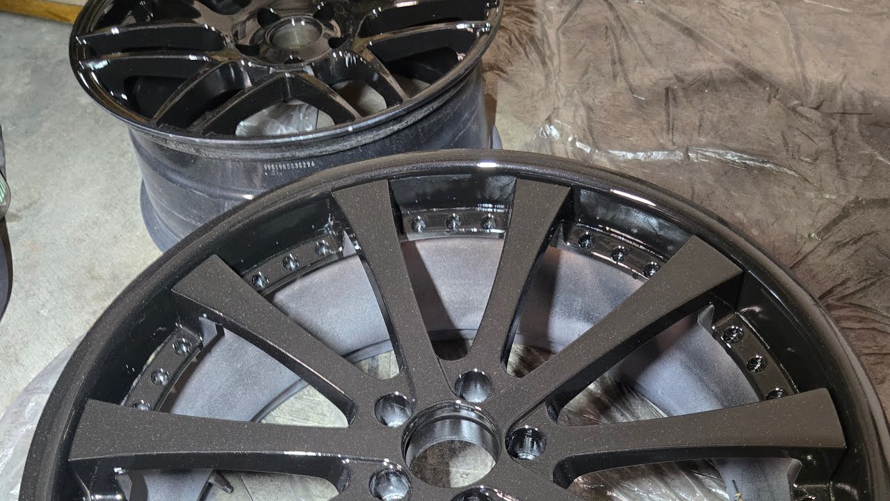 TONIGHT WE CUSTOM PAINT SOME WHEELS for my TURBO TRUCK 💯💯💯👊