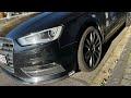 How to install an original EZ Lip front lip spoiler on your Audi A3 Sportback installation DIY