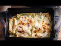 Creamy Spinach Lasagna Roll Ups with Bechamel Sauce