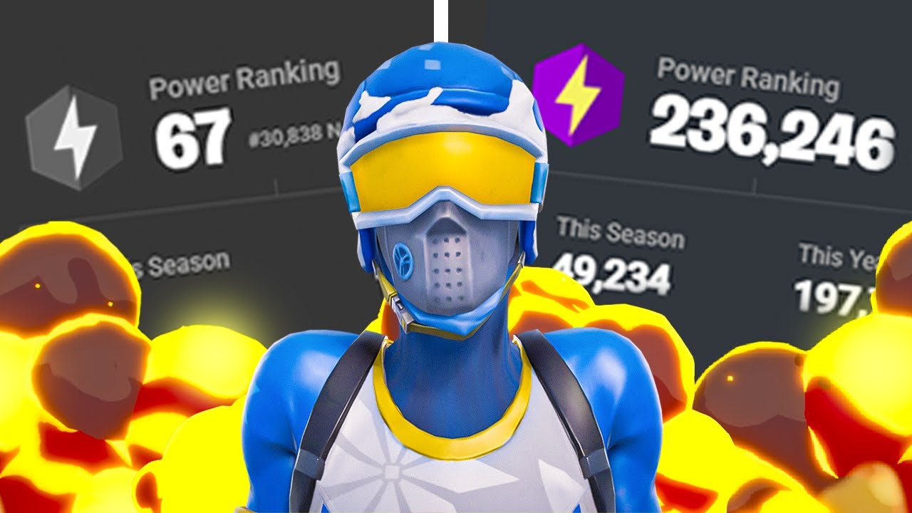 100 Days Competitive Fortnite Progression (Noob To Pro)