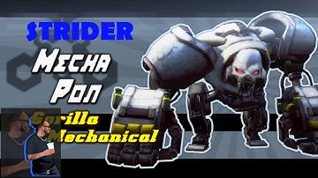 Strider - Fighting The Mecha Pon (Gorilla Mechanical)
