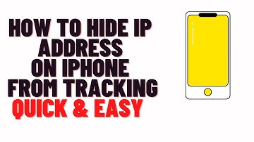 how to hide ip address on iphone from tracking