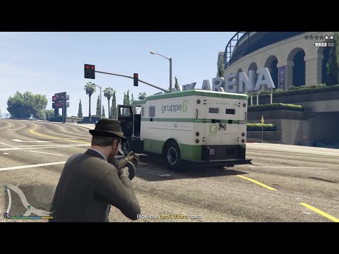 GTA 5 - Mafia-Style Stockade Heist + Ten Star Escape