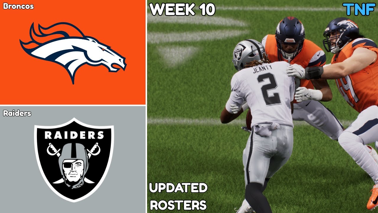 broncos-vs-raiders-2025-week-10-simulation-updated-rosters-youtube