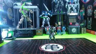 Stop motion practice with #Gunpla #Transformers and #Legos