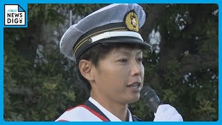 やっぱりカッコイイ！中日ドラゴンズ浅尾拓也2軍投手コーチ(39)が一日警察署長に 交通事故や特殊詐欺「ゼロ」に 愛知・知多警察署