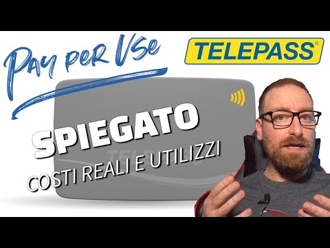 Telepass Pay Per Use Senza Canone Spiegato