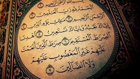 سورة الفاتحة - مشاري بن راشد العفاسي بصوت عذب وهادئ