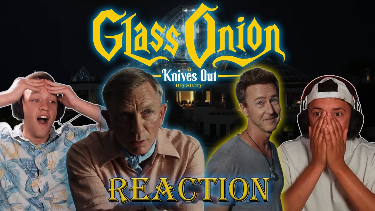 Glass Onion: A Knives Out Mystery (2022) Proves Us *WRONG* MOVIE REACTION! FIRST TIME WATCHING!