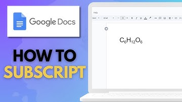How To Type Subscript In Google Docs