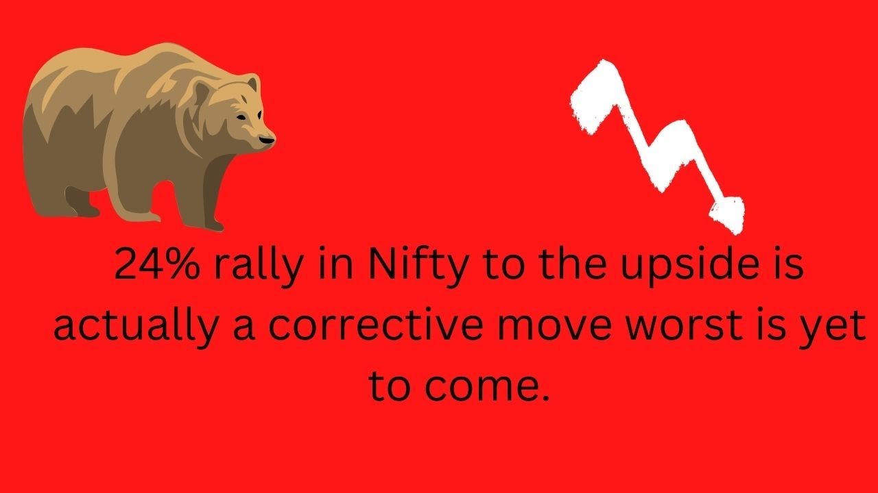 Wave structure changed in Nifty, broader view is bearish now.