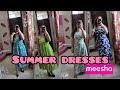 Summer+ Monsoon dresses under Rs. 400😱 #summer #monsoon #meesho #meeshohaul #beach #dresses #wedding