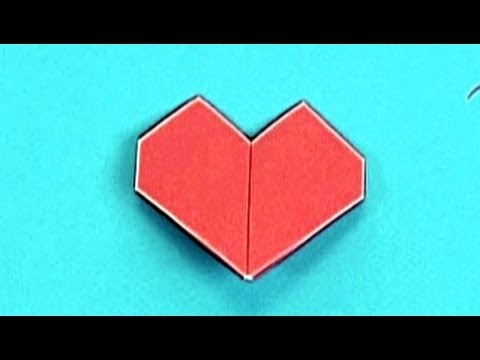 How to make a Paper Heart (Tutorial) - Paper Friends 31 | Origami for Kids