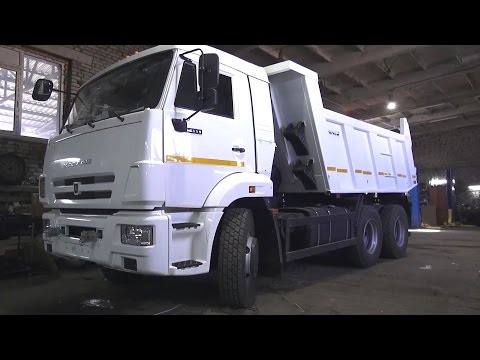 2017 KAMAZ-65115. Engine and In Depth Tour