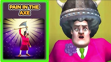 Scary Teacher 3D | miss T Pain in The AXE Throwing Skills Gameplay Walkthrough (iOS Android)
