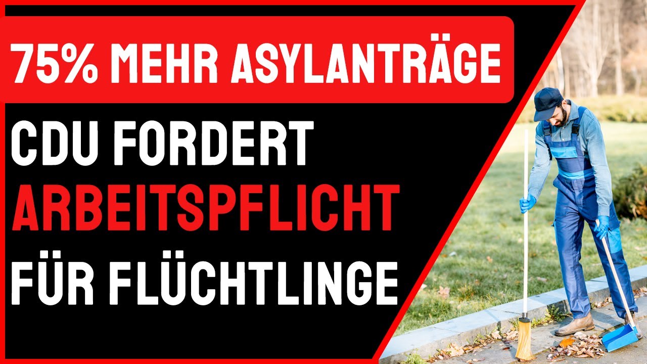  Foto zu 75% MEHR Asyl-Erstanträge: CDU Fordert Arbeitspflicht Für Flüchtling 